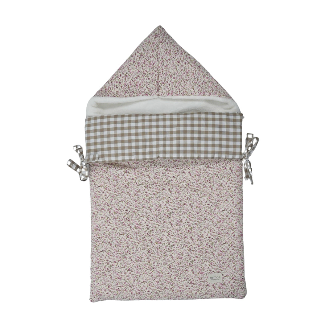 Saco capazo Invierno Liberty Nikole y Vichy Beige