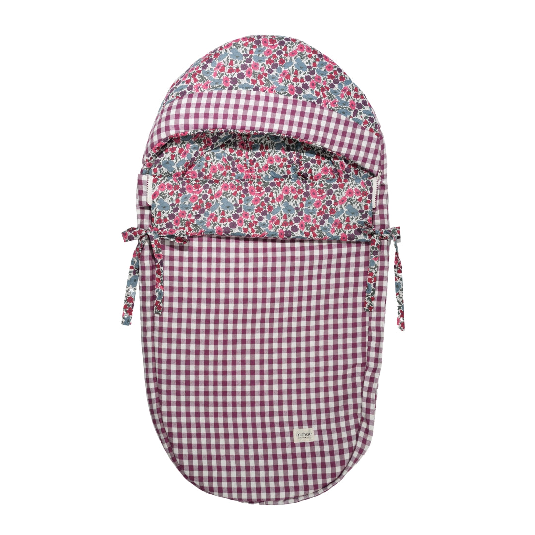 Saco yoyo Liberty Bera y vichy granate