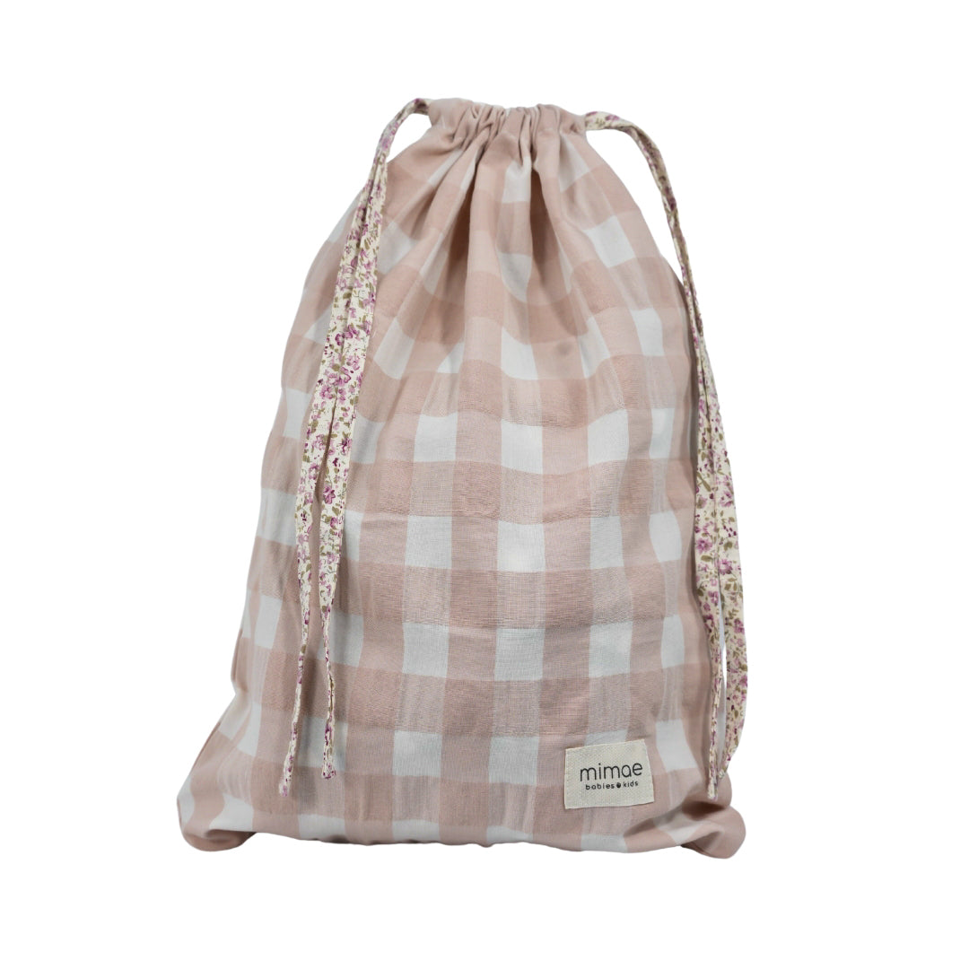 Bolsa multiusos Vichy rosa