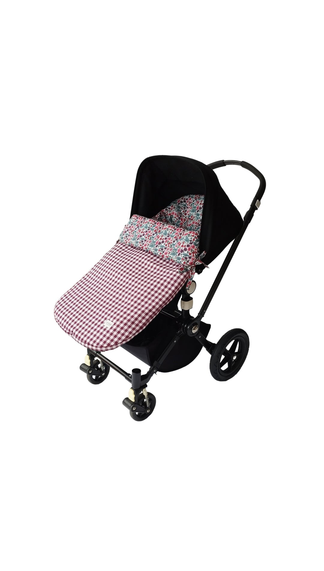 Saco Universal - Vichy Granate + Liberty Bera