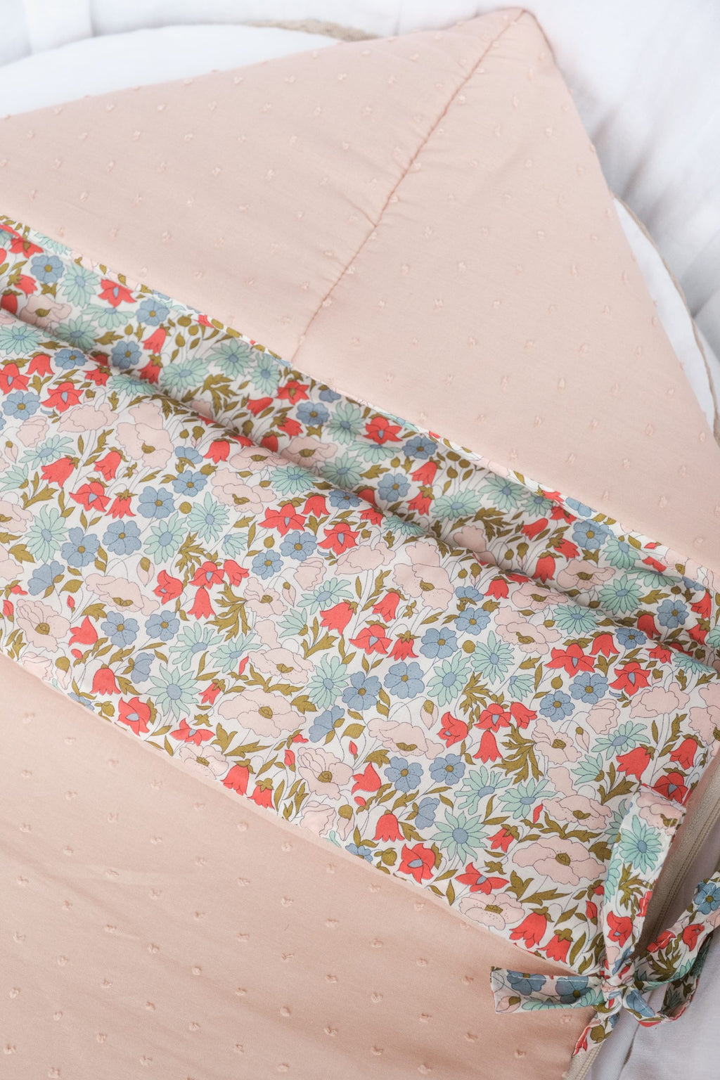 Saco Capazo Liberty Lucía y Plumeti Rosa