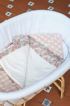Saco Capazo Liberty Lucia y Vichy rosa
