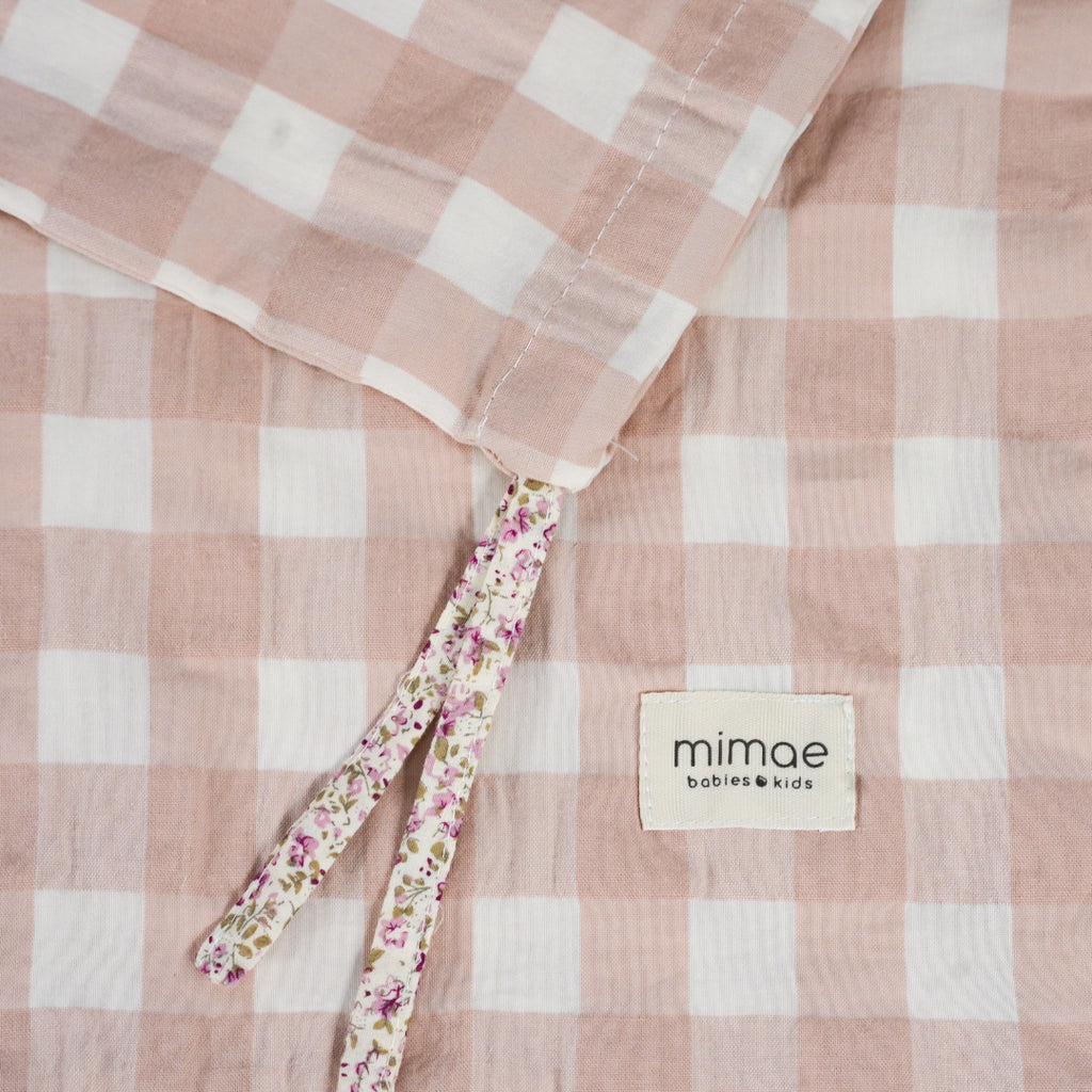 Bolsa multiusos Vichy rosa
