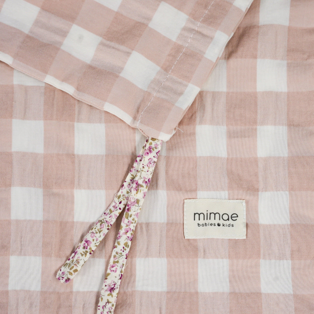 Bolsa multiusos Vichy rosa