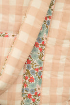 Bolso Maternidad Vichy Rosa asa Liberty Lucía