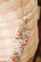 Bolso Maternidad Vichy Rosa asa Liberty Lucía