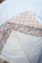 Saco Capazo Liberty Lucia y Vichy rosa