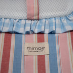 Colchoneta rayas volante strawberry & dream
