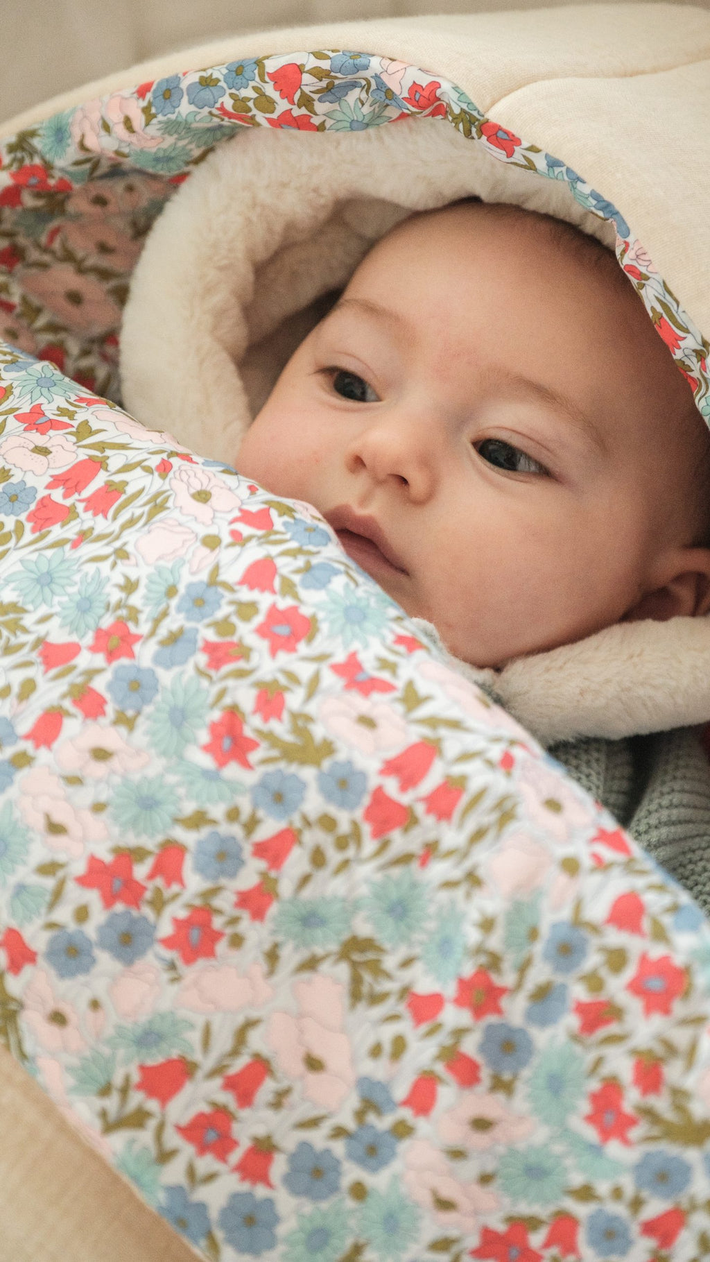 Saco Capazo Liberty Lucía y Bambula Ecru