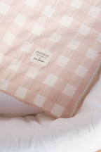 Saco Capazo Liberty Lucia y Vichy rosa