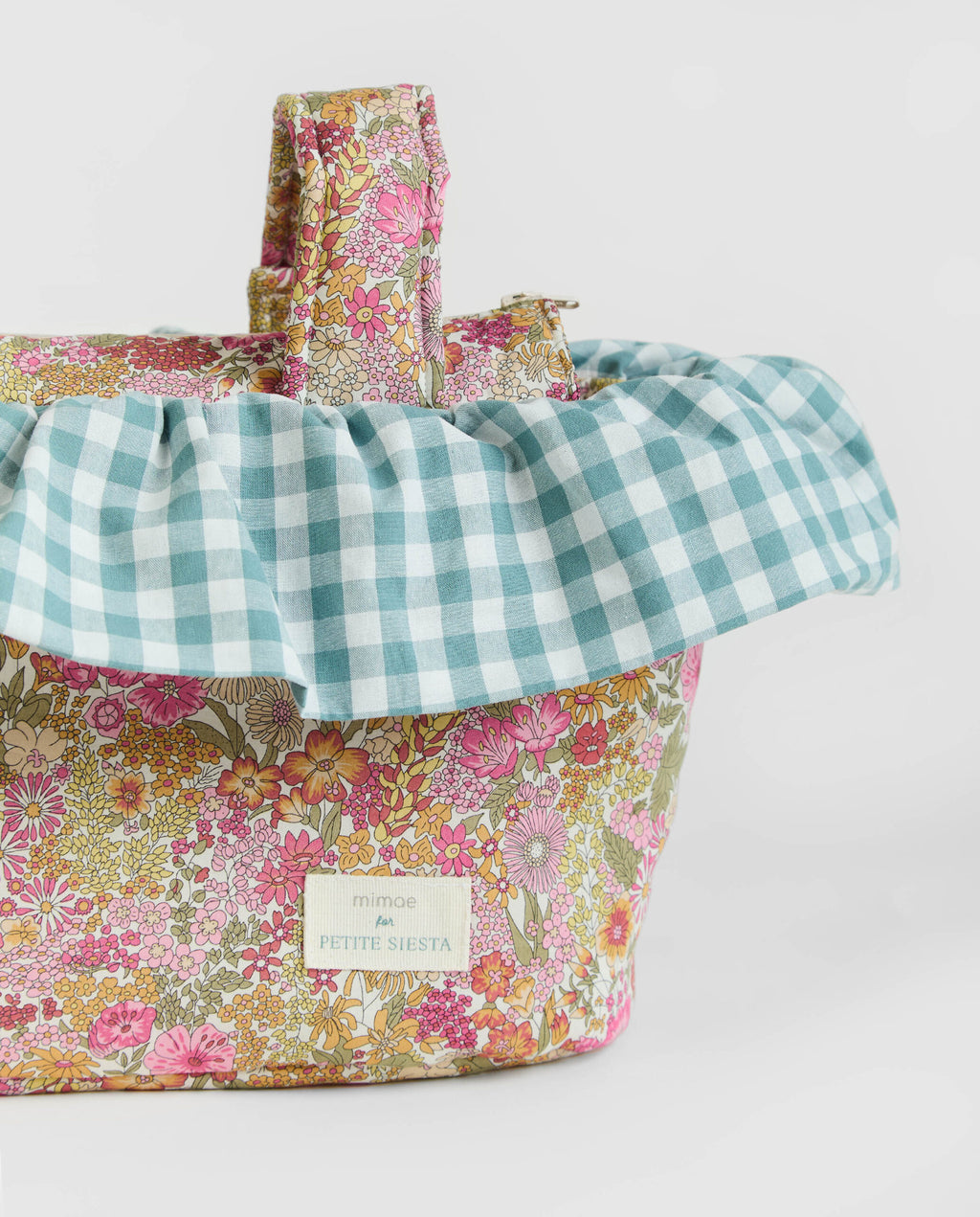 Bolso Mini Liberty Annie & Volante Vichy Menta
