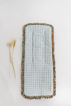 Colchoneta Volante Vichy Menta + Liberty Mae