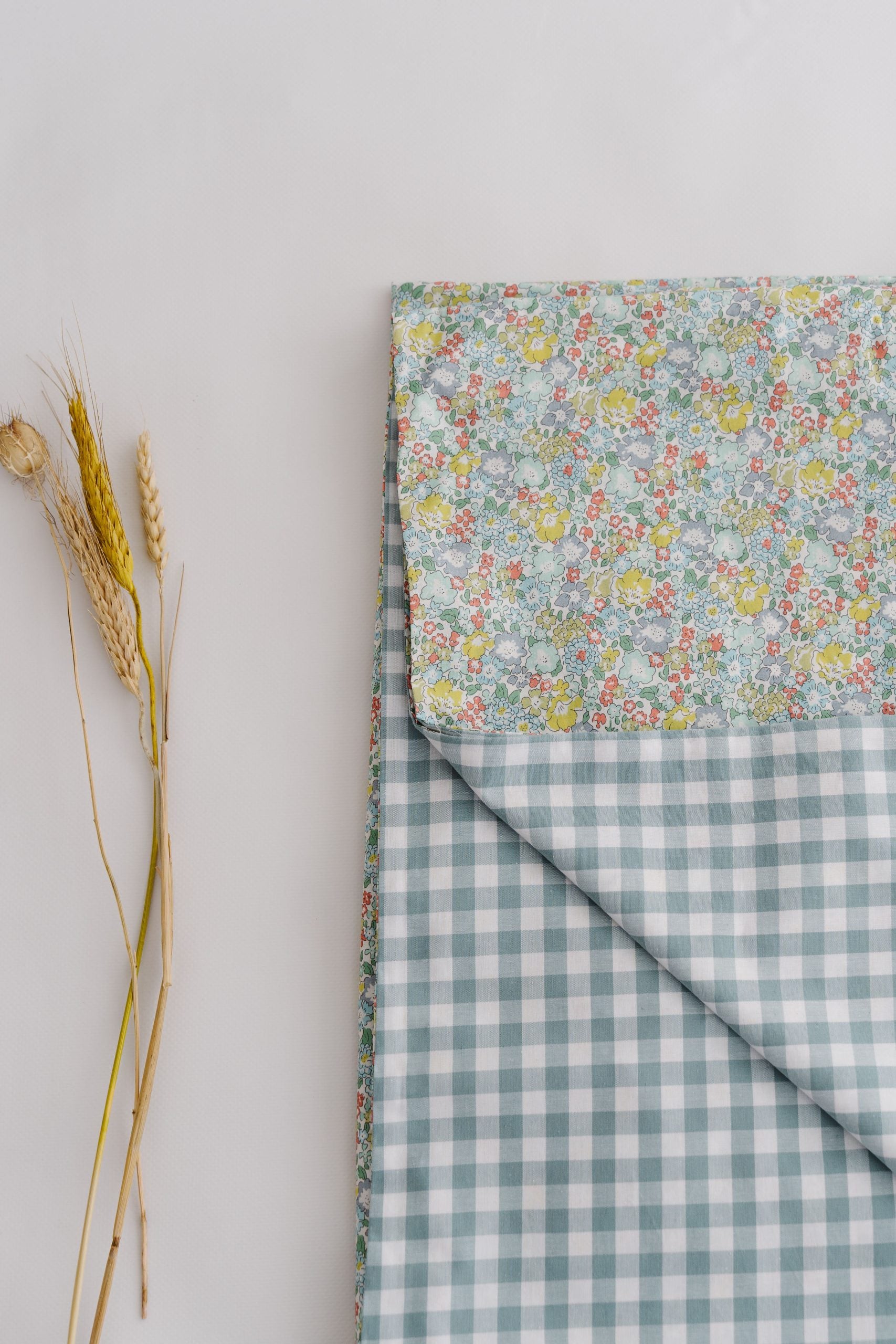 Funda Nórdica Cama Liberty Martine+ Vichy Mint