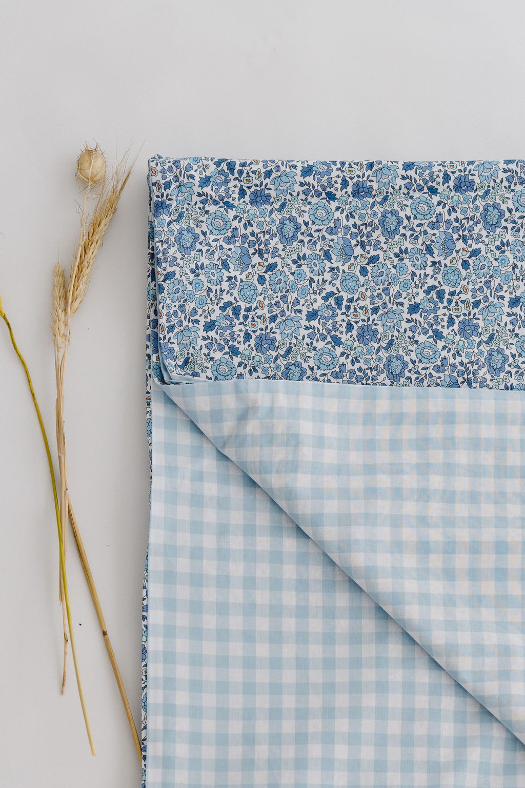 Funda Nórdica Cama Liberty Azuli+ Vichy Azul