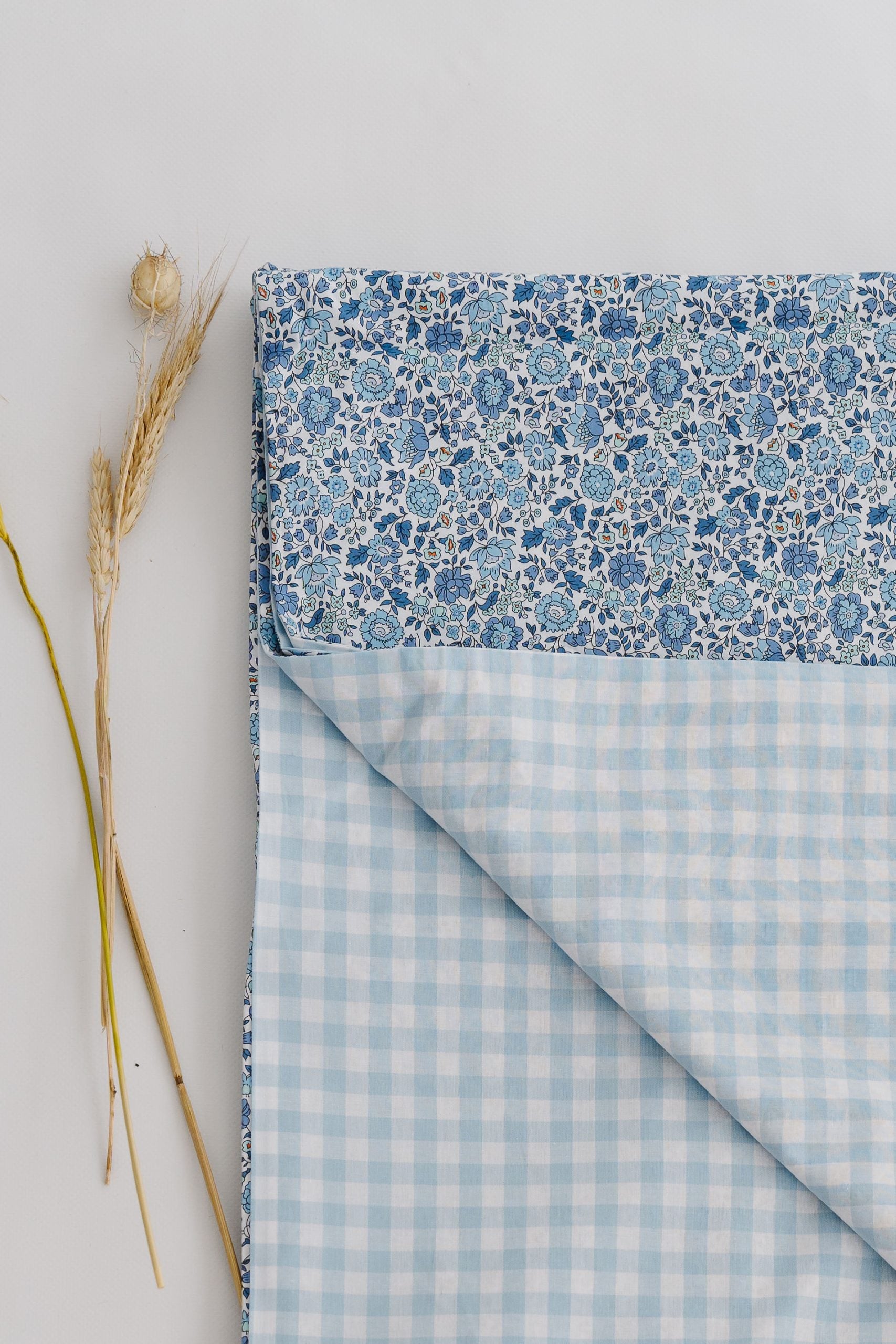 Funda Nórdica Cama Liberty Azuli+ Vichy Azul