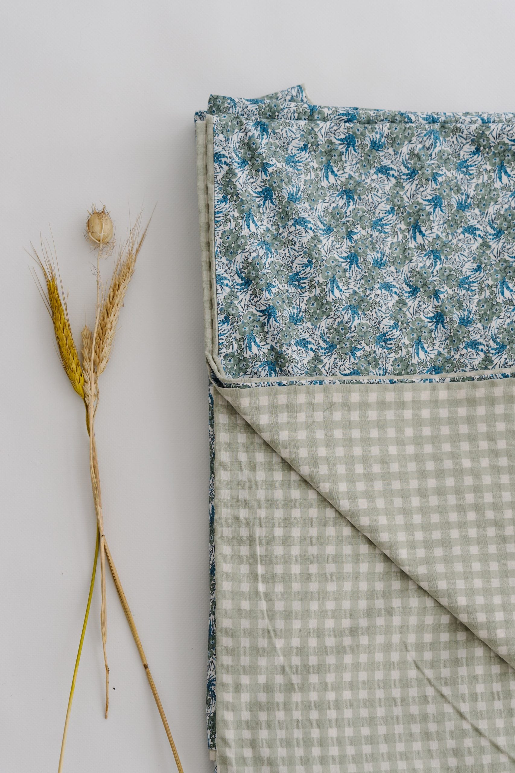 Funda Nórdica Cama Liberty Iñaki+ Vichy Mint
