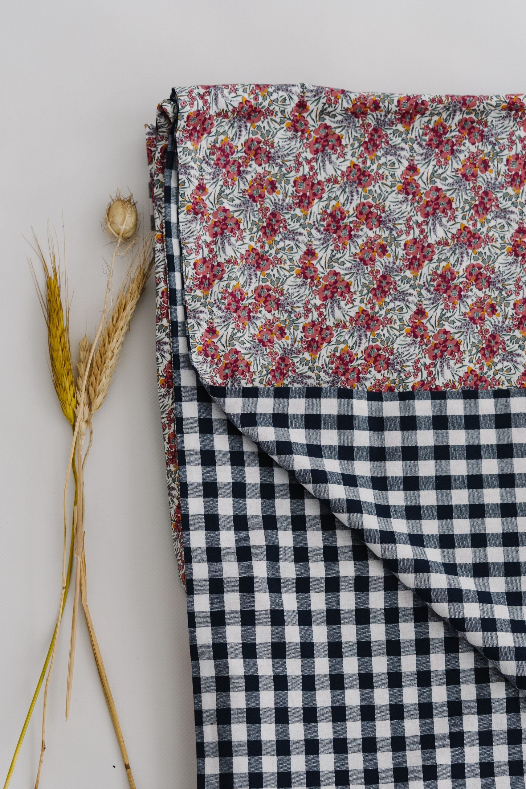 Funda Nórdica Cama Liberty Malen + Vichy Navy
