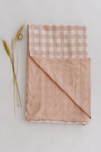 Funda Nórdica Cama Vichy rosa + plumeti rosa