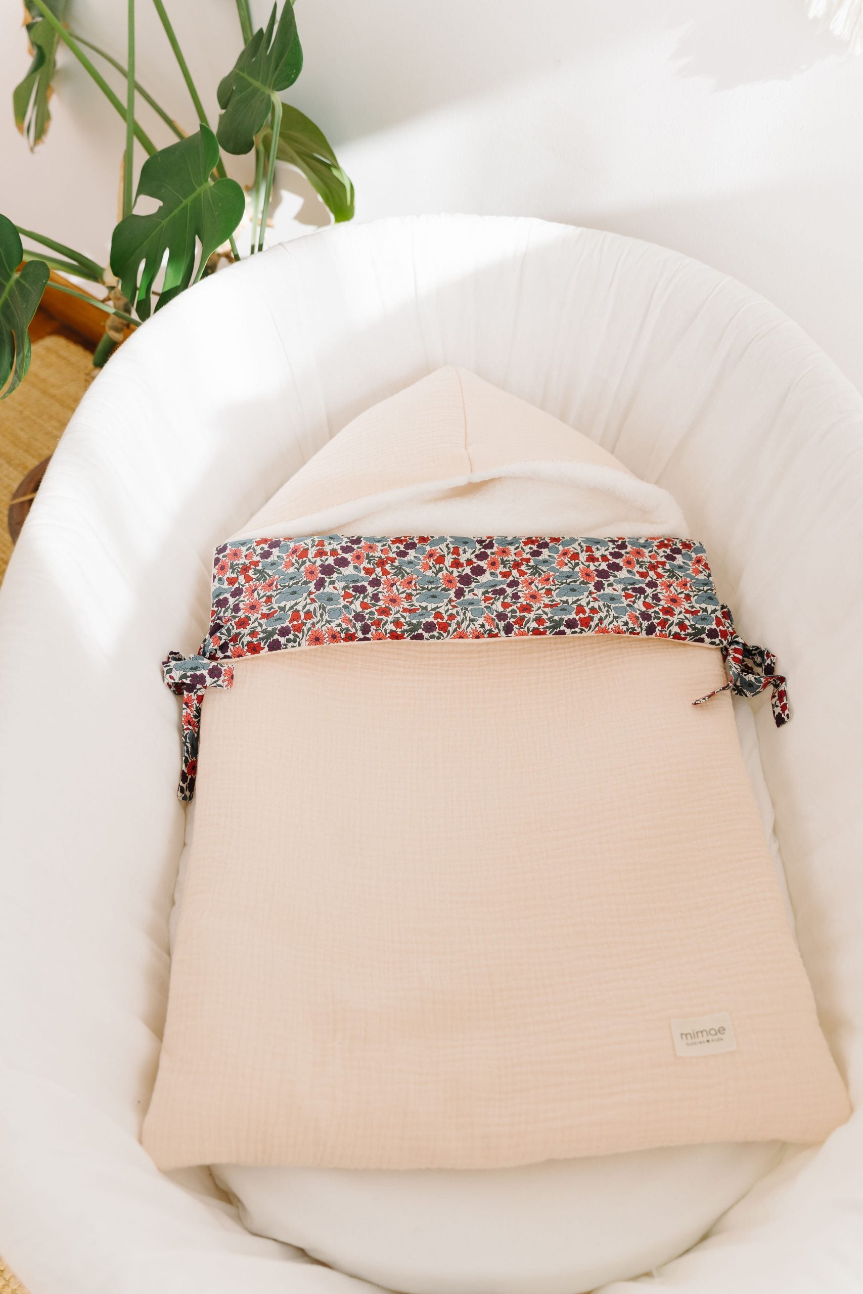 Saco Capazo Invierno Liberty Bera y Bambula Ecru
