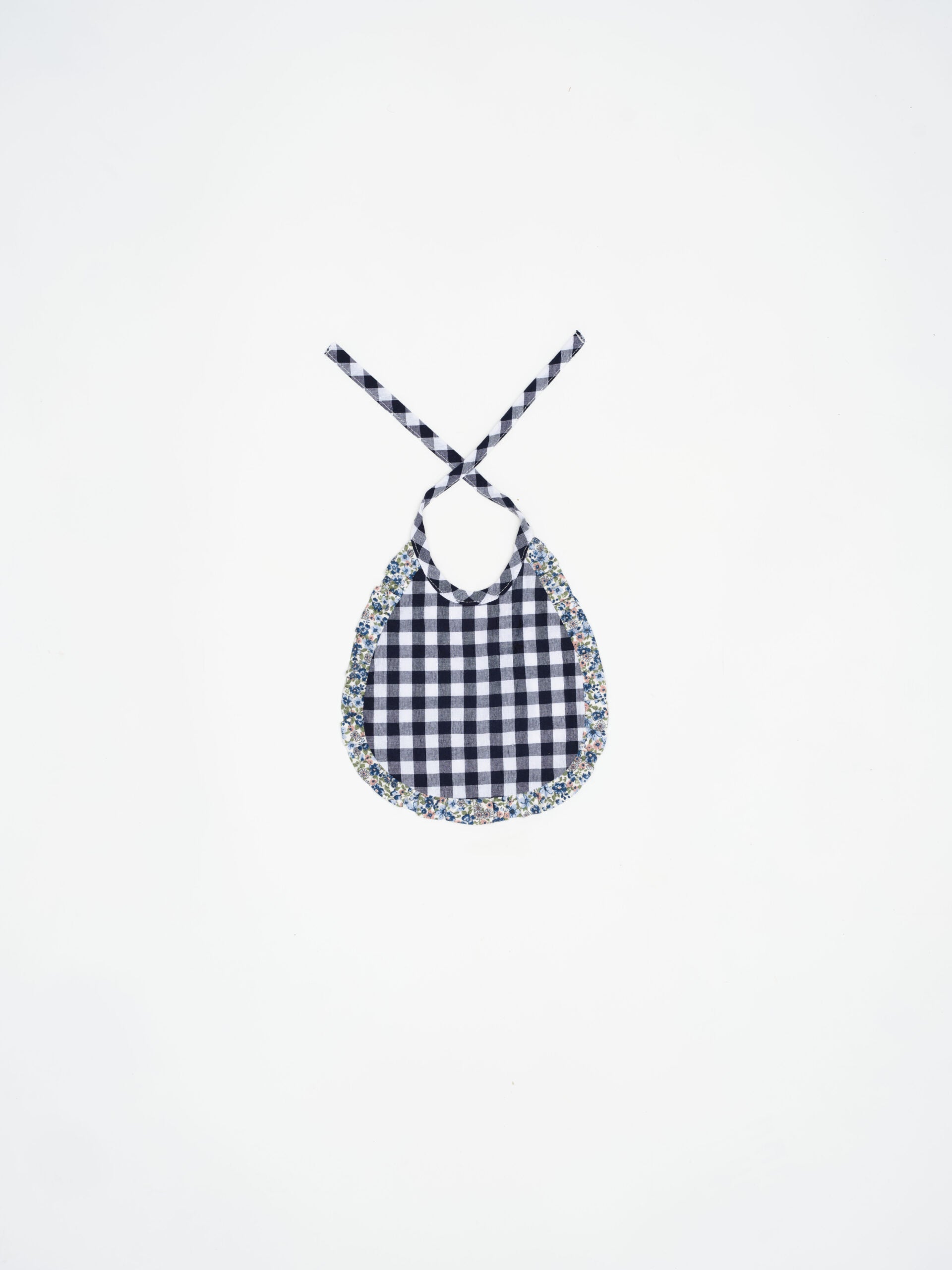 Babero vichy navy volante Paul