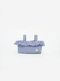 Bolso volante vichy azul