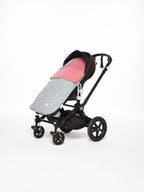 Saco universal invierno Niko+borrego rosa