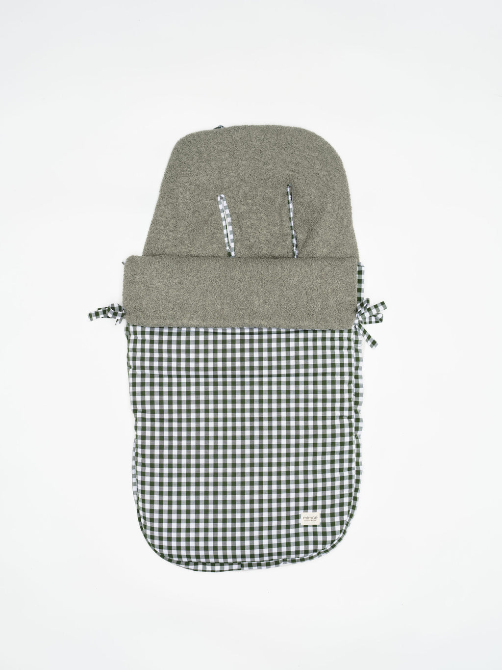 Saco universal Vichy verde+ borrego verde