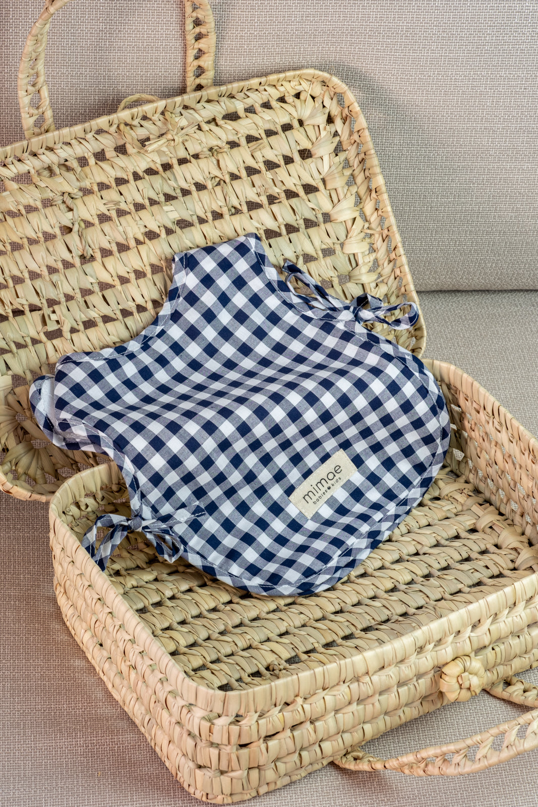Babero Classic Vichy Navy