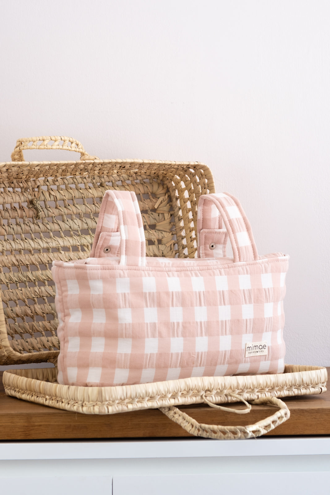 Bolso Mini Vichy Rosa