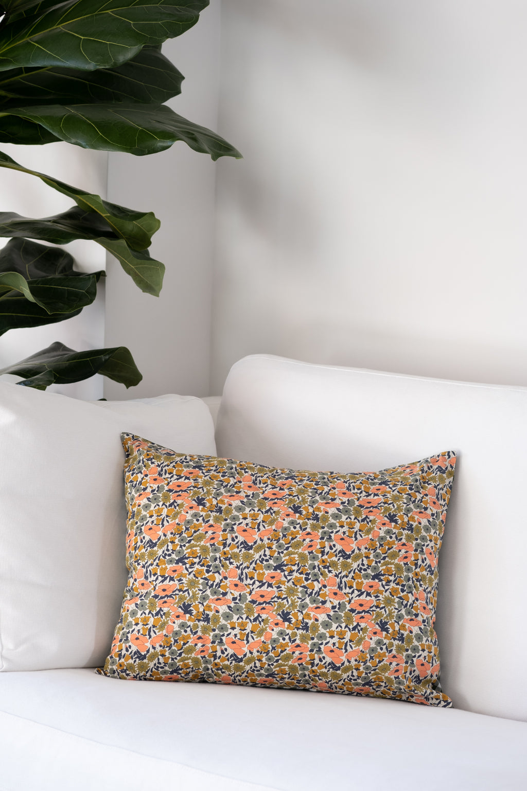 Funda Cojín 40x50 Liberty Mae y Vichy Verde