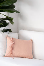 Funda Cojín 40x50 Vichy Menta y Plumeti Rosa