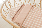 Saco Capazo Vichy Rosa y Rosa