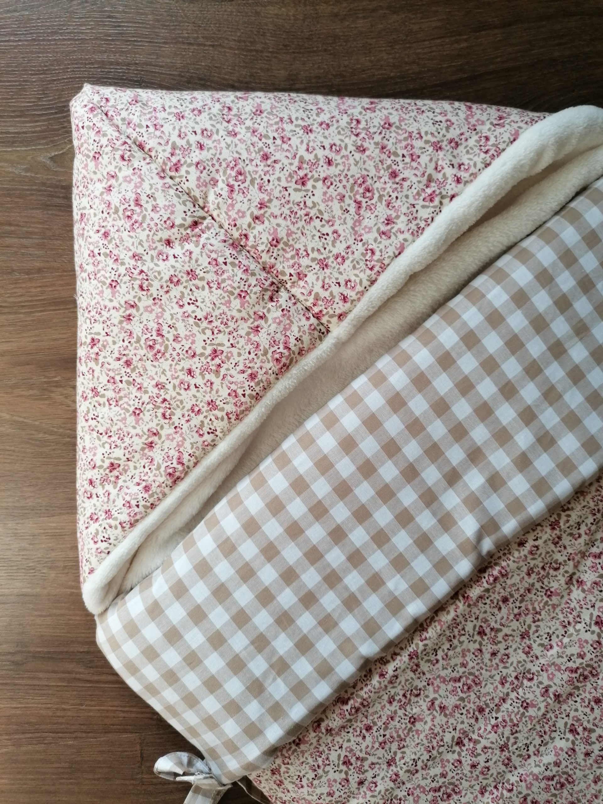 Saco capazo Invierno Liberty Nikole y Vichy Beige