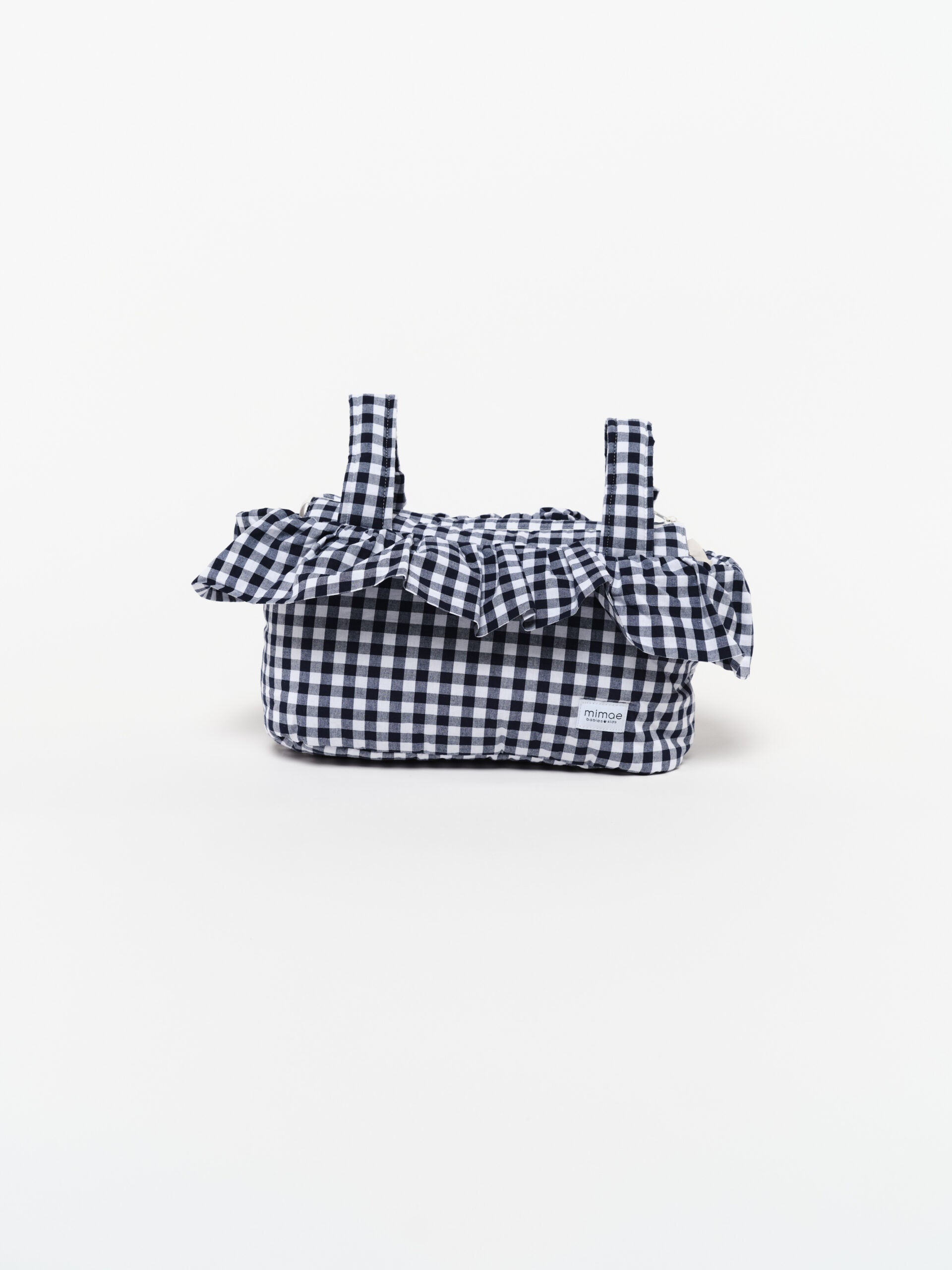 Bolso volante vichy navy