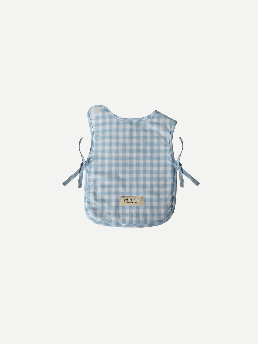 Babero Classic Vichy Azul Claro