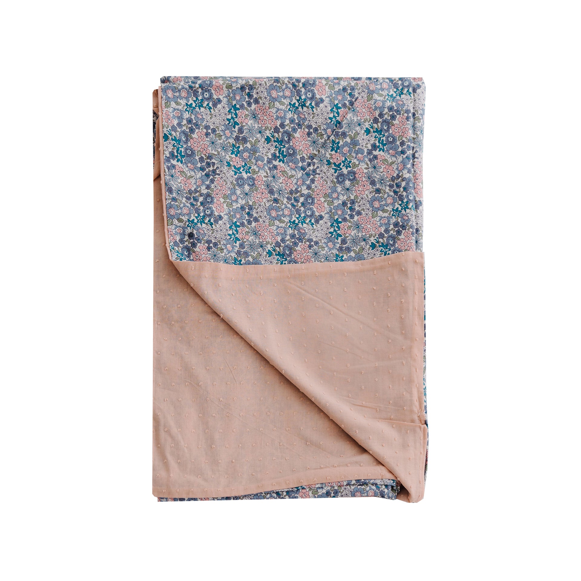 Funda Nórdica Cama Liberty Mara Azul + plumeti rosa