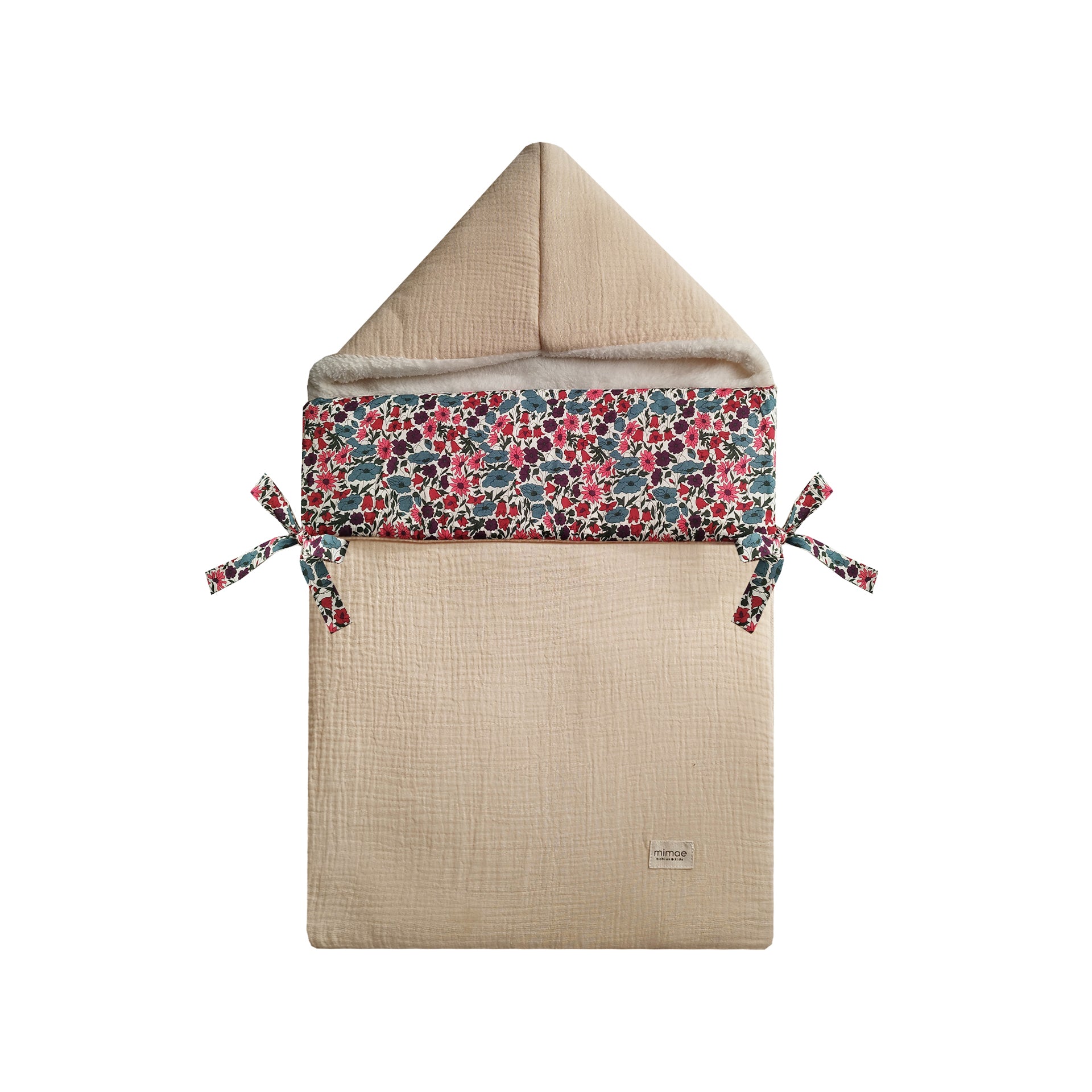 Saco Capazo Invierno Liberty Bera y Bambula Ecru