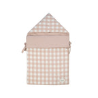 Saco Capazo Vichy Rosa y Rosa