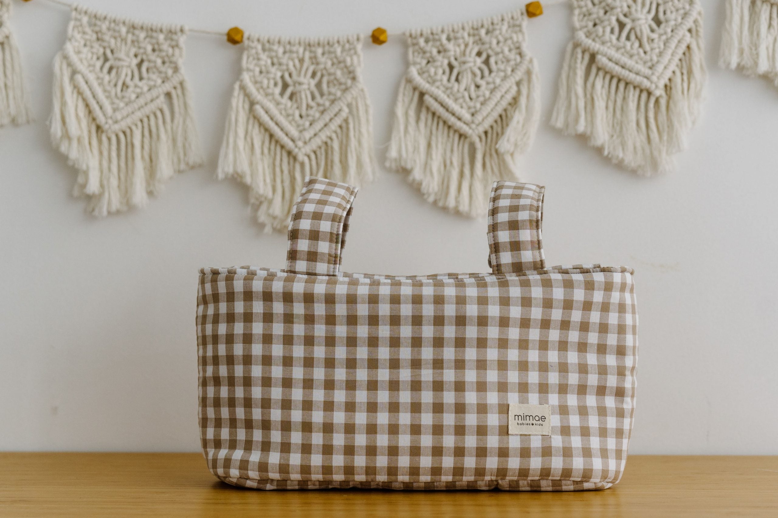 Bolso Mini Vichy Beige