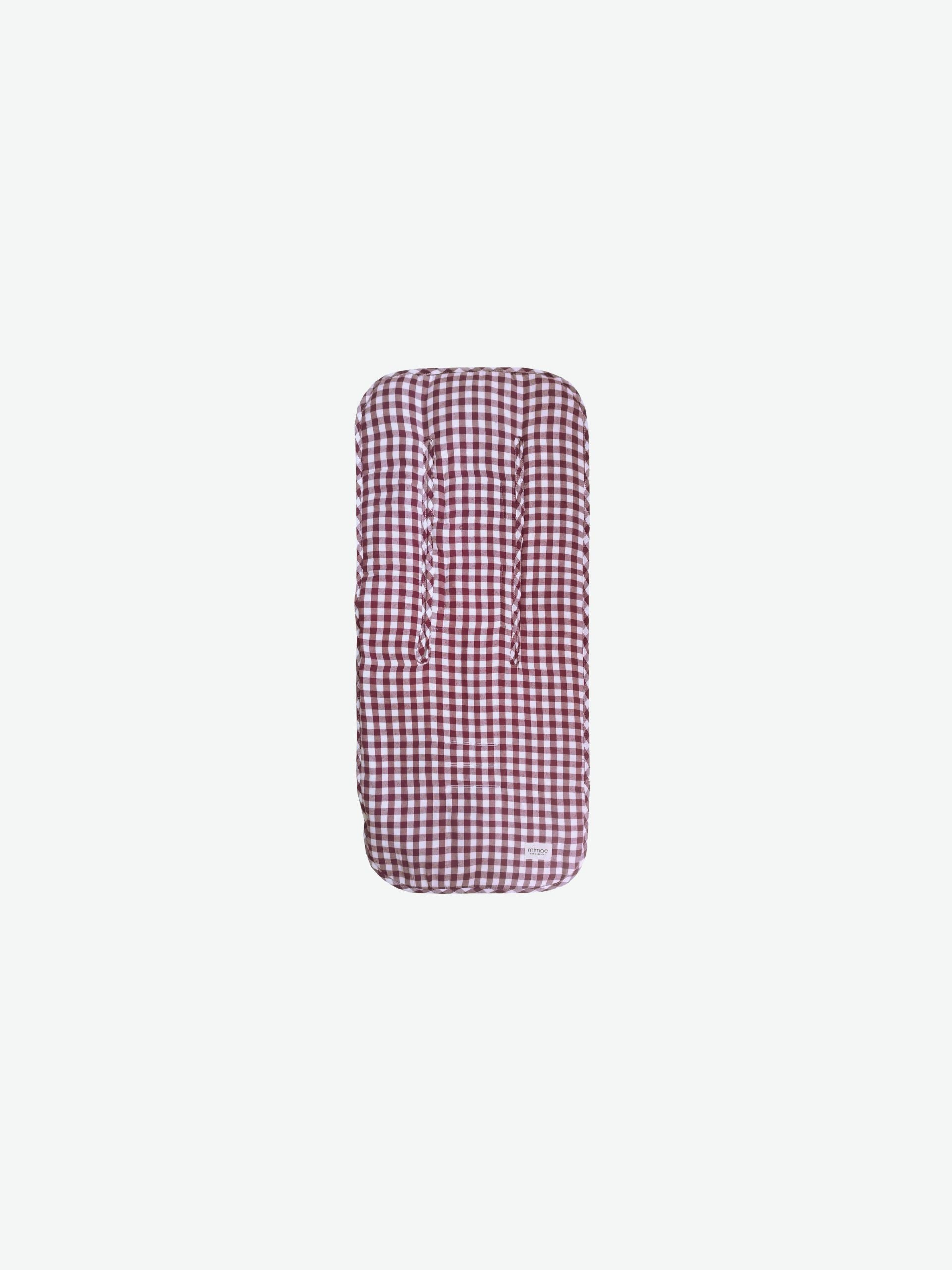 Colchoneta Vichy Granate