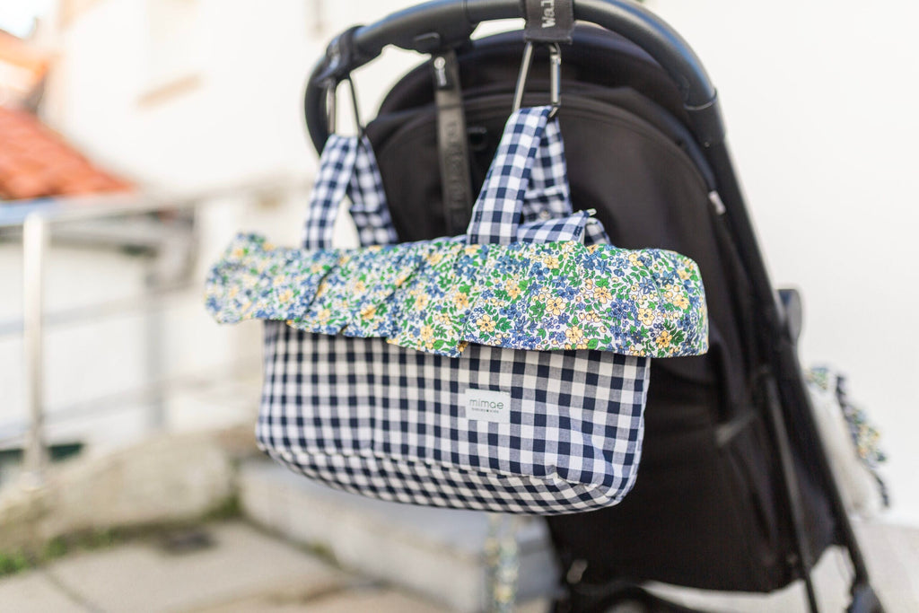Bolso volante Leo&vichy navy